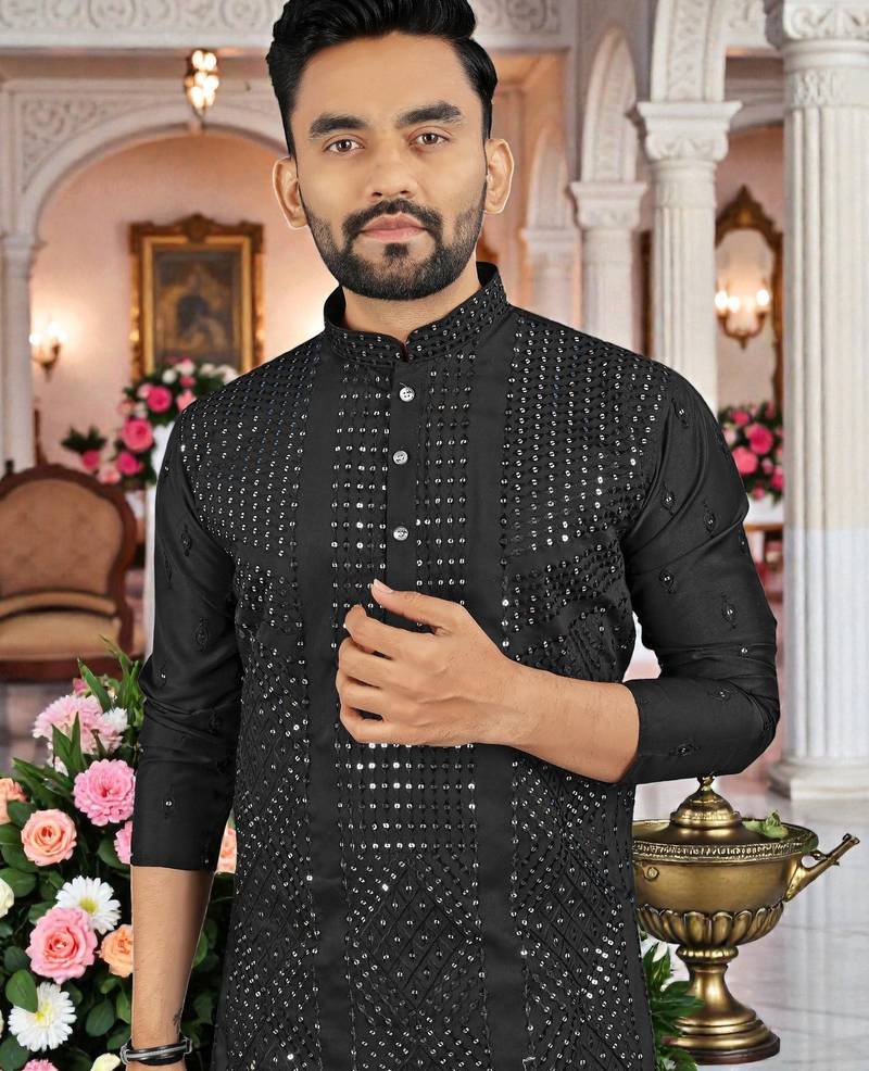 men’s stylish ethnic kurta for daily & festive wear