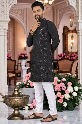 men’s stylish ethnic kurta for daily & festive wear