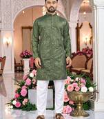 men’s stylish ethnic kurta for daily & festive wear