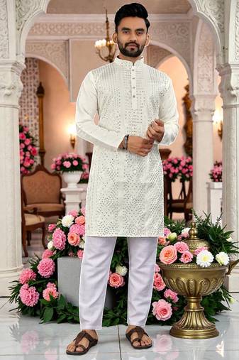 men’s stylish ethnic kurta for daily & festive wear