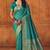 Rama soft silk blend banarasi jacuard work designer party wear saree with unstitched blouse piece