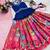 Beautiful Kediya Chinon Silk Embroidery Sequins Work Red Readymade Lahenga Choli