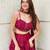 Pink Faux Georgette Lehenga Choli with Sequins & Dori Work and Choker Dupatta