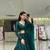 Wedding Wear Emerald Green Lehenga Choli with Sequins & Dori Work