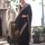 Black soft silk blend banarasi jacuard work designer party wear saree with unstitched blouse piece
