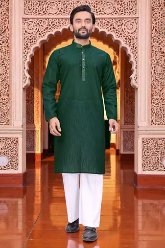 classic ethnic design men’s comfortable cotton kurta
