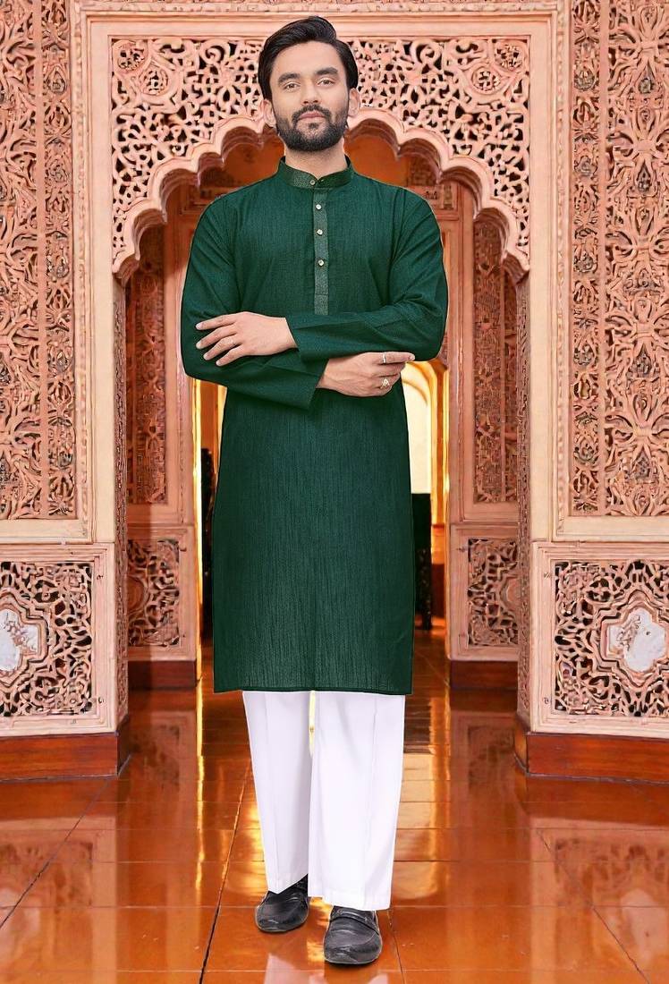 classic ethnic design men’s comfortable cotton kurta