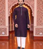 classic ethnic design men’s comfortable cotton kurta