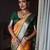 Yellow green silk blend banarasi saree with unstitched blouse piece