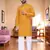classic ethnic design men   s comfortable cotton kurta