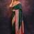Green soft silk blend banarasi jacuard work designer party wear saree with unstitched blouse piece