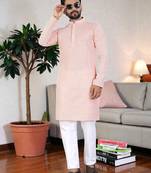 classic ethnic design men’s comfortable cotton kurta