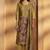 Mustard jacquard art silk fla mustard kurta set with cotton bottom & silk blend dupatta