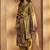 Mustard jacquard art silk fla mustard kurta set with cotton bottom & silk blend dupatta