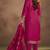 Women's rani jacquard art silk straight kurta set with cotton bottom & silk blend dupatta