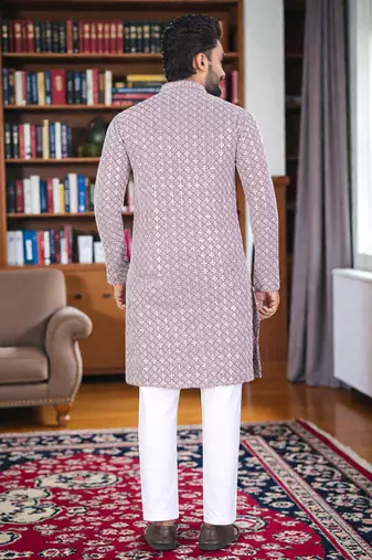 men   s traditional ethnic wear cotton kurta for festive & casual use
