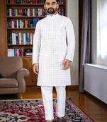 men’s traditional ethnic wear cotton kurta for festive & casual use