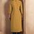 Musterd cotton blend chikankari embroidered kurta for women