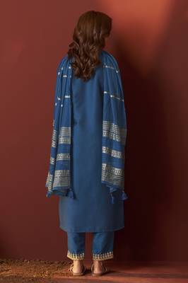 Rama chinnon embroidered kurta set with dupatta 2