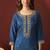 Rama chinnon embroidered kurta set with dupatta