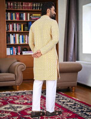 men   s traditional ethnic wear cotton kurta for festive & casual use 5