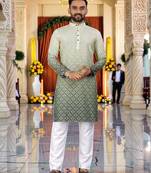 men’s traditional ethnic wear cotton kurta for festive & casual use