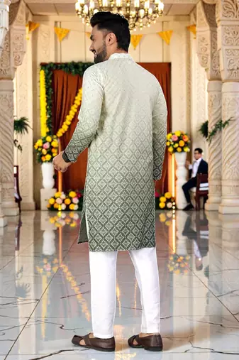 men’s traditional ethnic wear cotton kurta for festive & casual use