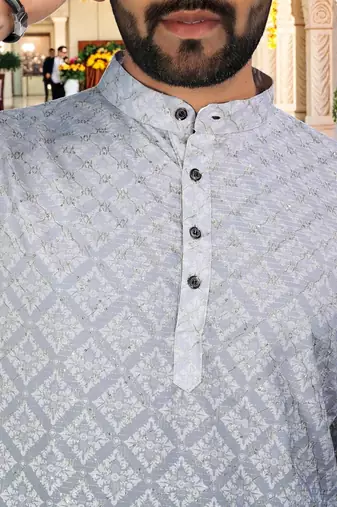 men   s traditional ethnic wear cotton kurta for festive & casual use