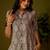 Women brown cotton ethnic motifs a-line kurta