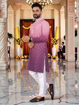 men   s traditional ethnic wear cotton kurta for festive & casual use 2