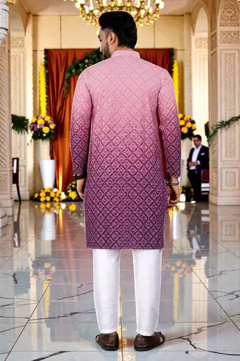 men   s traditional ethnic wear cotton kurta for festive & casual use