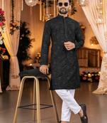 men’s traditional ethnic wear cotton kurta for festive & casual use