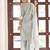 Grey ethnic motifs jacquard straight thread work kurta set