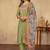 Pista cotton printed kurta set with dupatta