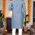  grey plain cotton blend  men's only kurta