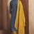 Navy blue viscose rayon printed kurta set for women