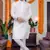  white plain cotton blend  men's only kurta