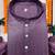 Twinkle wine plain cotton blend  men's only kurta