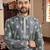  grey embroidered  silk only men's kurta