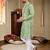  pista embroidered  silk only men's kurta