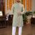  grey embroidered  silk only men's kurta