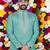 Wedding sea green embroidered  silk men's short kurta only