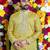 Wedding yellow embroidered  silk men's short kurta only