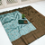 Sea green soft silk blend banarasi jacuard work designer party wear saree with unstitched blouse piece
