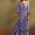 Lilac jacquard art silk kurta set with cotton bottom & silk jacquard dupatta