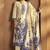 Cream jacquard art silk kurta set with cotton bottom & silk jacquard dupatta