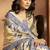 Cream jacquard art silk kurta set with cotton bottom & silk jacquard dupatta