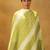 Light green pure cotton schiffli embroidered straight kurta set dupatta