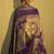 Wine jacquard art silk fla wine kurta set with cotton bottom & silk blend dupatta