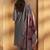 Grey jacquard art silk fla grey kurta set with cotton bottom & silk blend dupatta